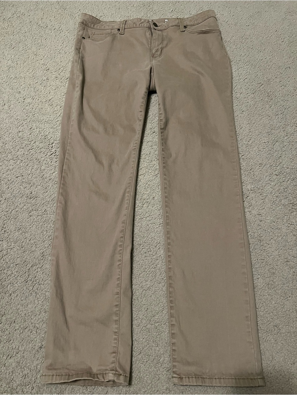 Sonoma Women's Straight Leg Trousers in Tan/Beige